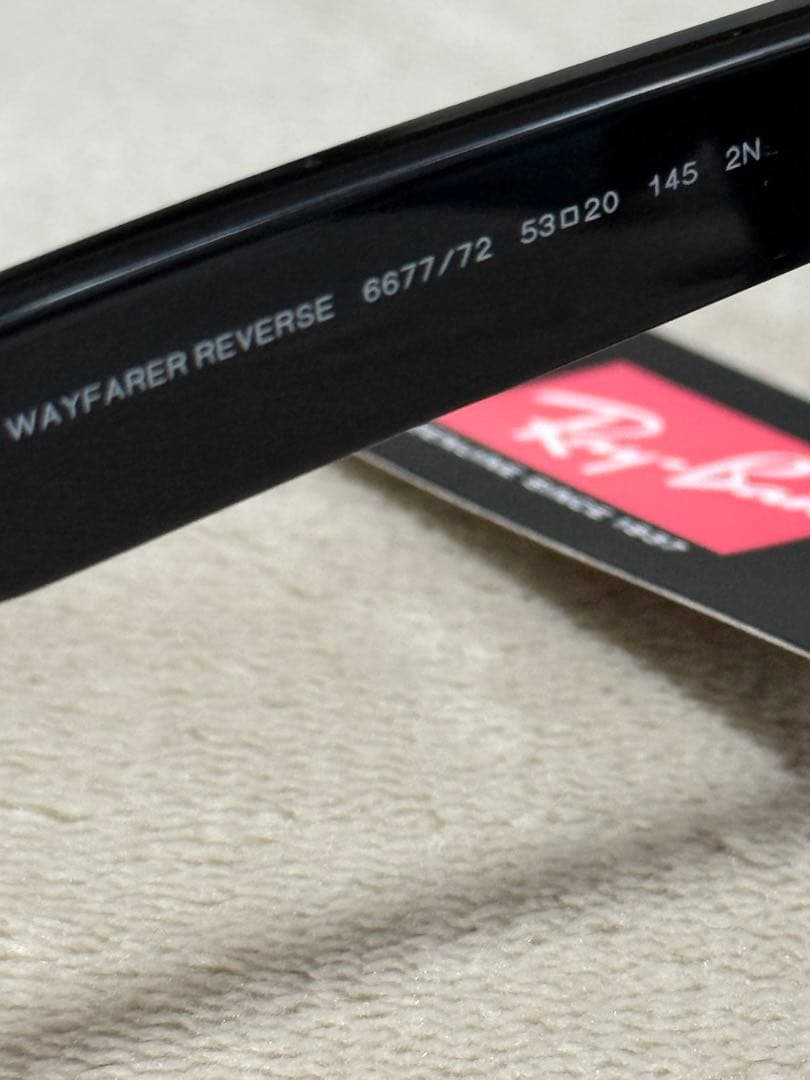 Ray-Ban RB0502S-Ｆフレームブラック　ライトブルーレンズ　新品