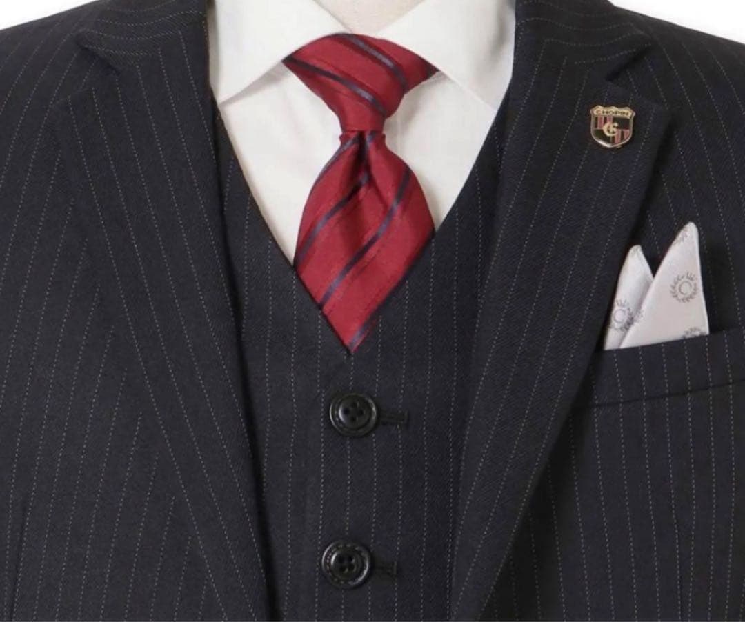 新品 タグ レシート あり ショパン　150 スーツ　三揃