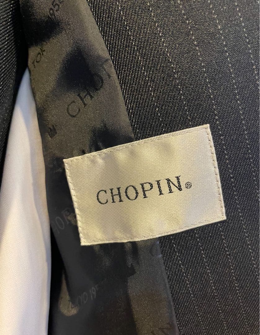 新品 タグ レシート あり ショパン　150 スーツ　三揃