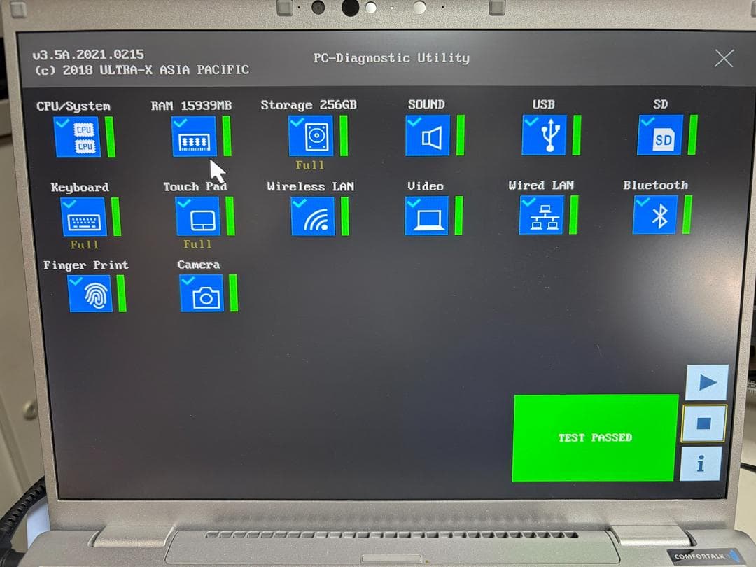 Let's note CF-FV1 14インチ i5 16G 256G