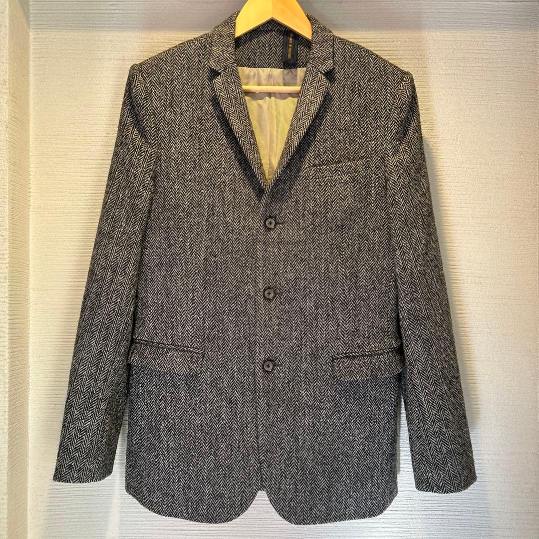 MIHARA YASUHIRO ミハラヤスヒロ ツイード テーラード ジャケット