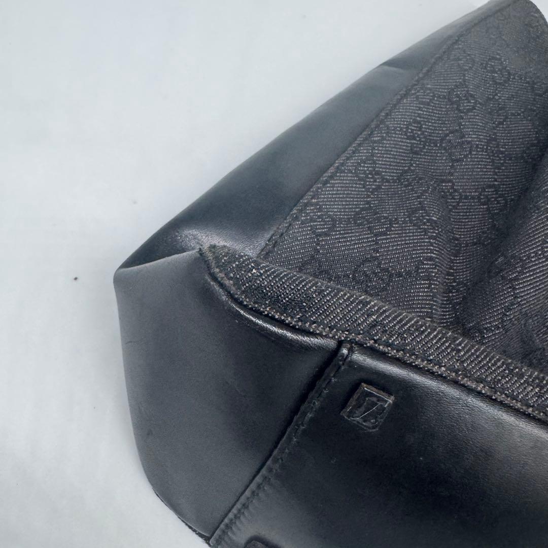 【匿名配送】　グッチ　ハンドバッグ　トートバッグ　GG柄　ポーチ付