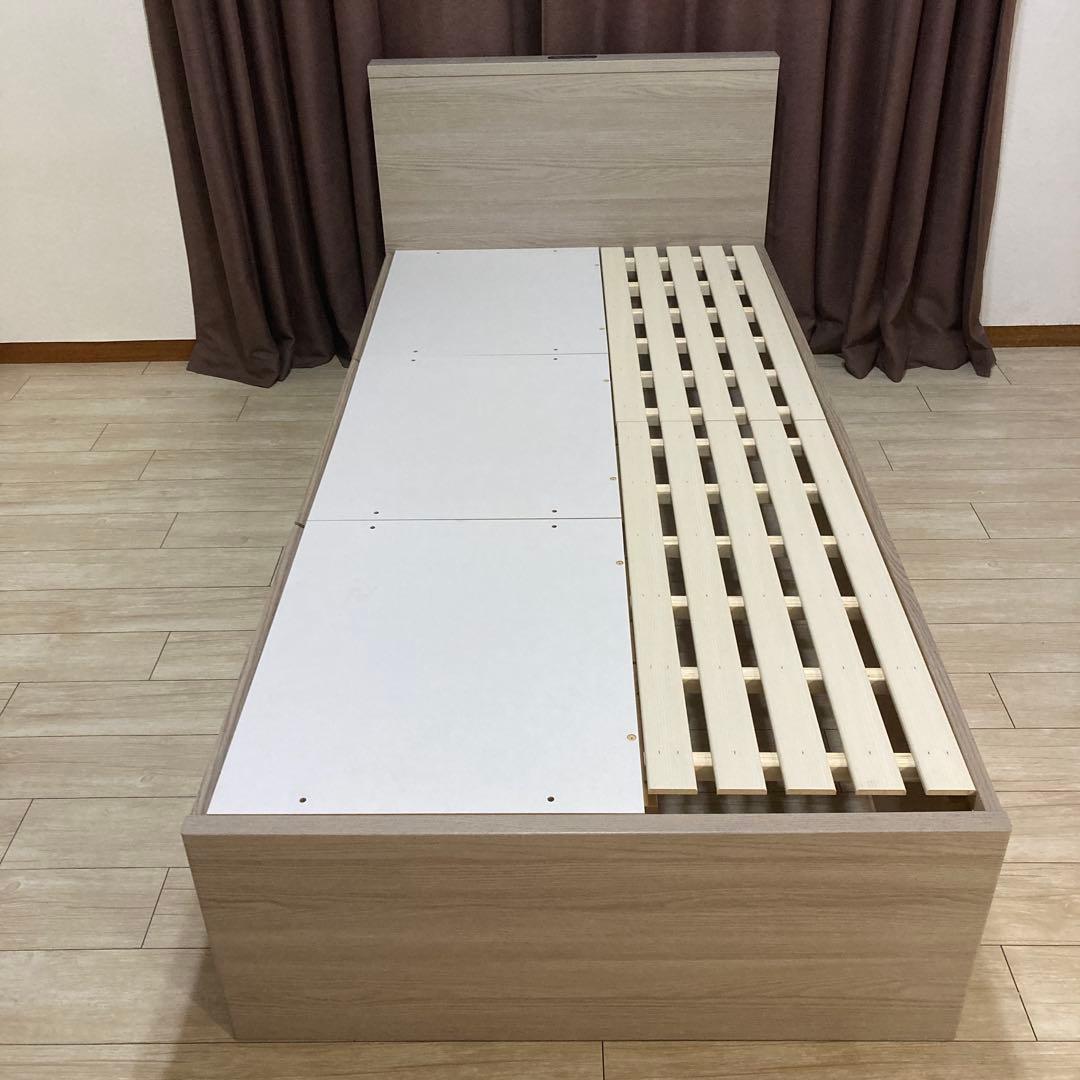 【自社配送エリア内限定販売】NITORI/ジオチェスト/シングルベッドフレーム