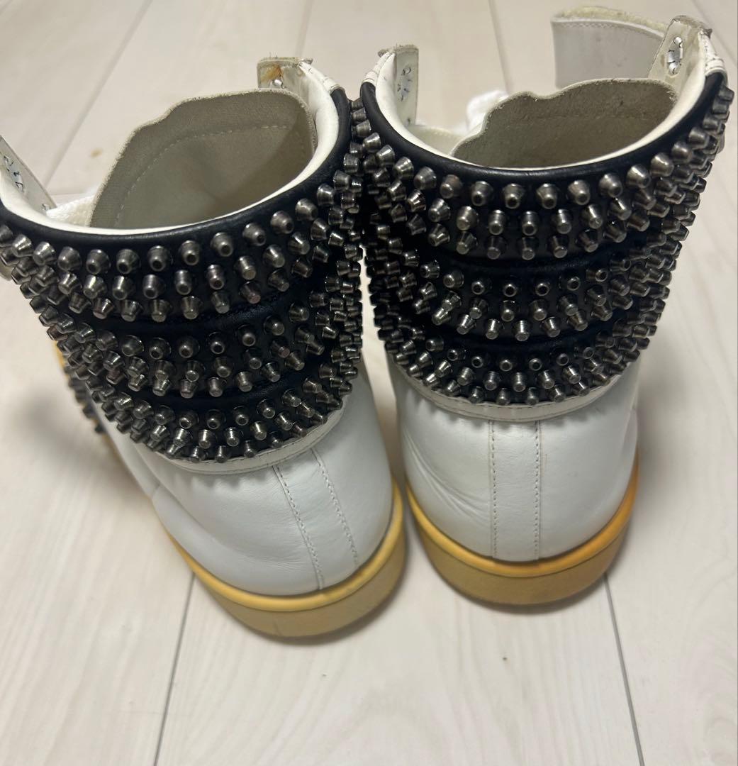SAINT LAURENT スタッズ ホワイトスニーカー（41）