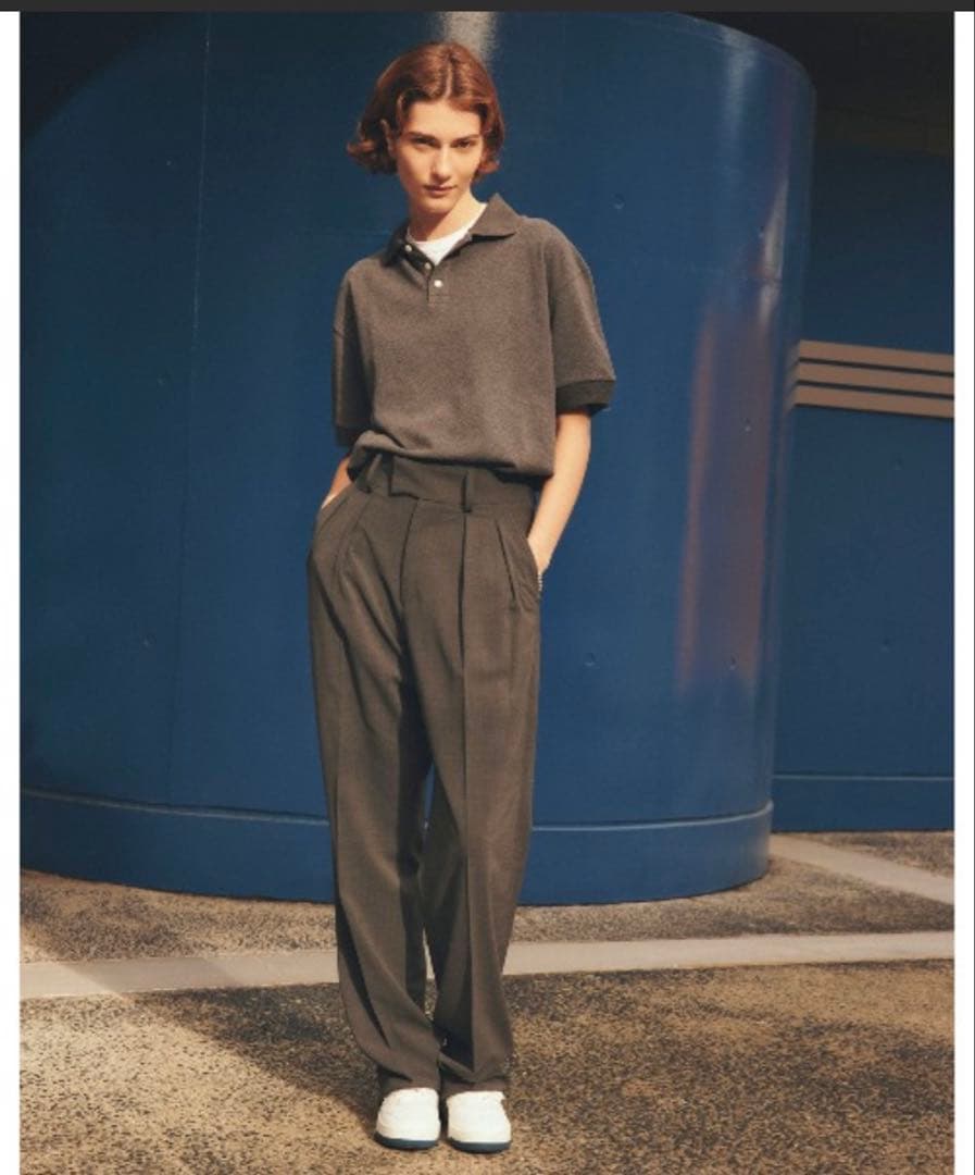 THE SHINZONE シンゾーン ワイド ポロシャツ