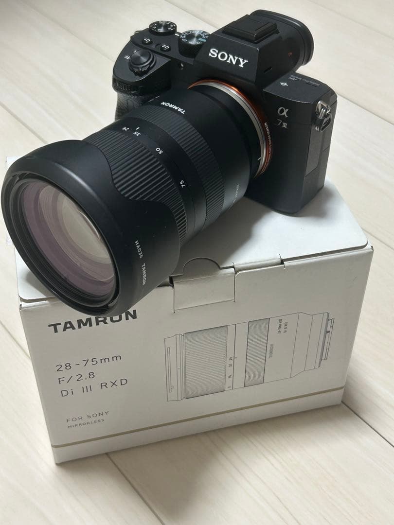 SONY α7 III ILCE-7M3 本体　TAMRON 28-75mm