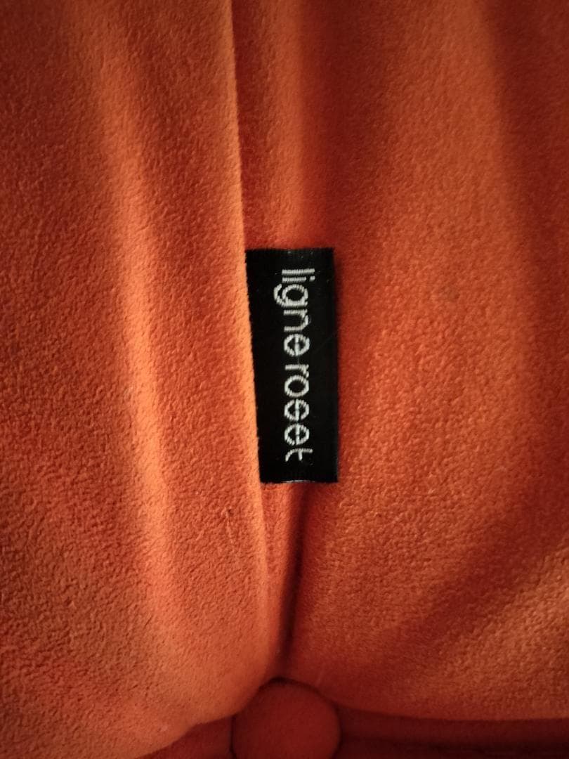 中古ligne roset Togo リーンロゼトーゴRl-691 3Pオレンジ