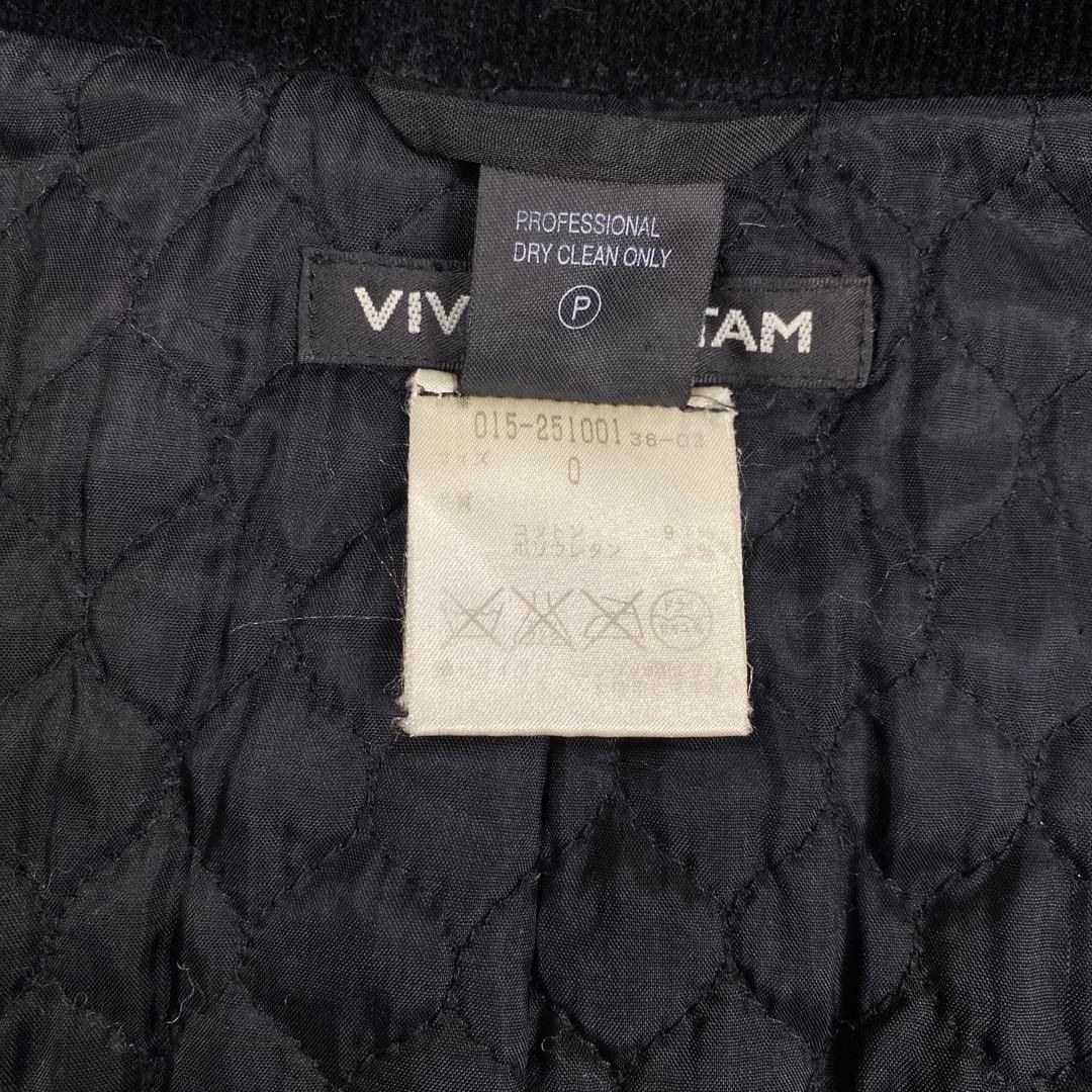 希少✨VIVIENNE TAM フォックスファーコート 刺繍 ジャケット2way