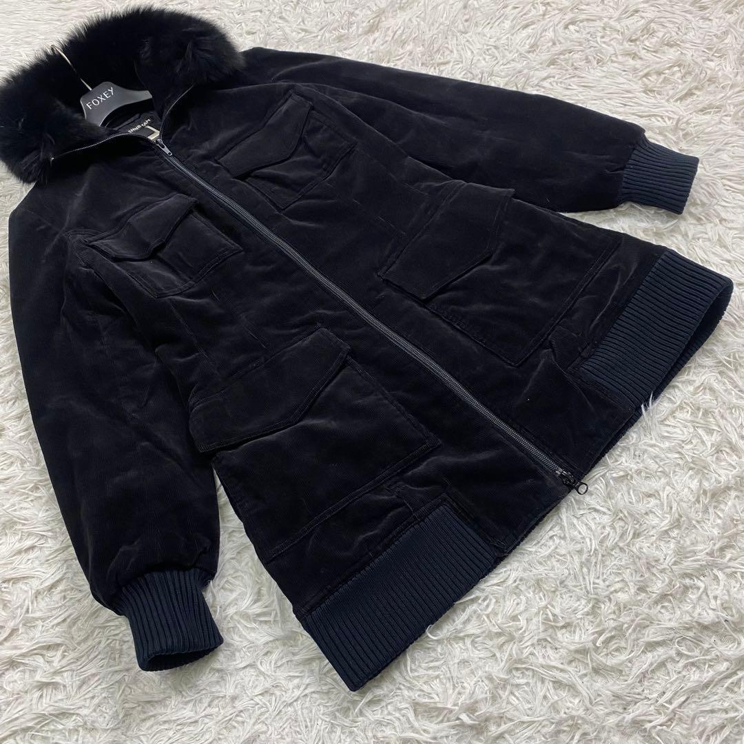 希少✨VIVIENNE TAM フォックスファーコート 刺繍 ジャケット2way