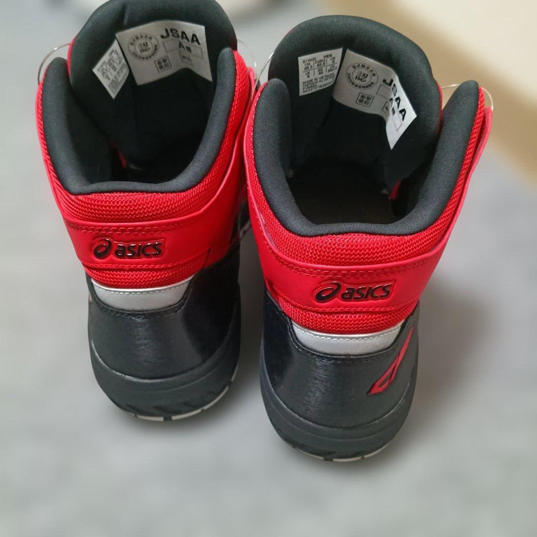 ASICS　アシックス　BOA 赤 ハイカット安全靴