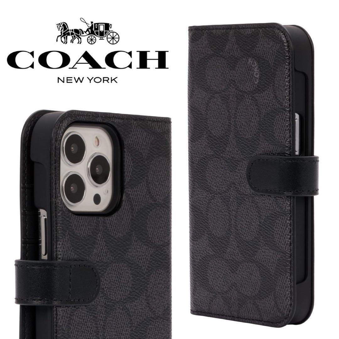 新品 コーチ Coach 手帳型 iPhone11ProMax 用 ケース