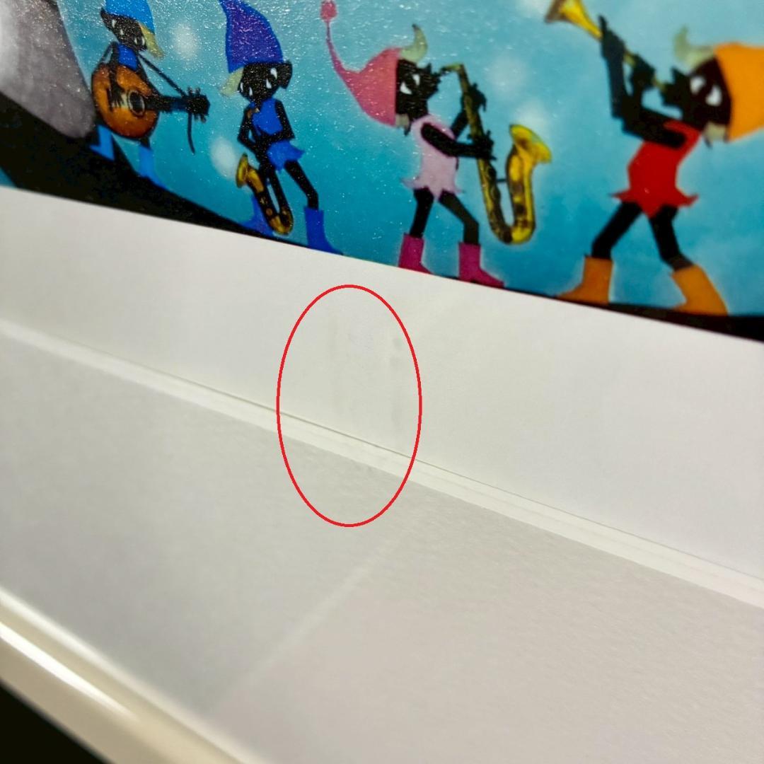 美品 藤城清治「こびとの楽園」レフグラフ 直筆サイン保証書有 影絵作家 メルヘン