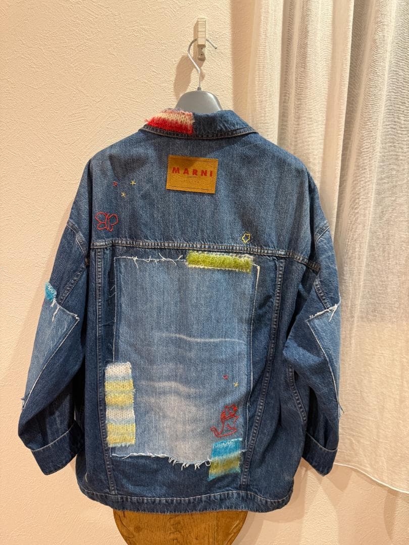 MARNI 刺繍入りデニムジャケット サイズ38