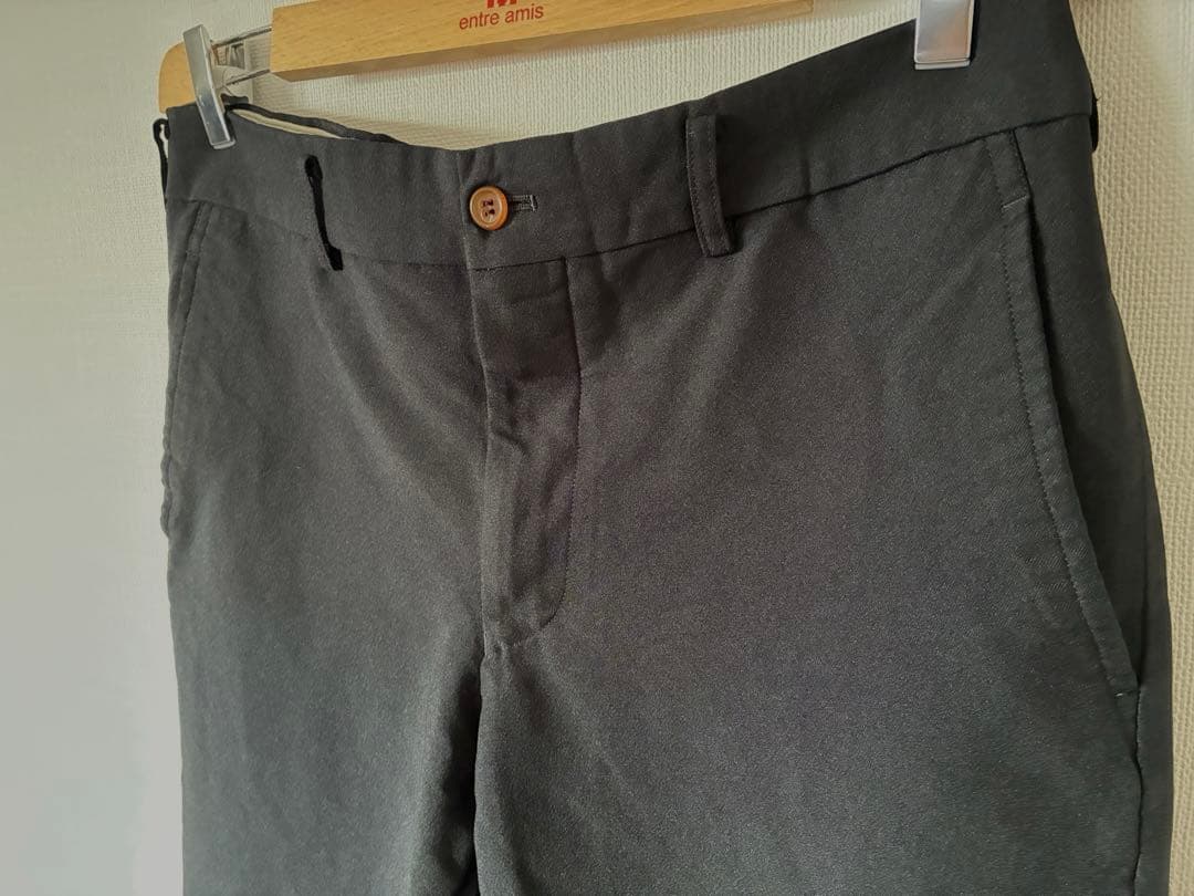 コムデギャルソン　テーパードパンツ　ブラック　L