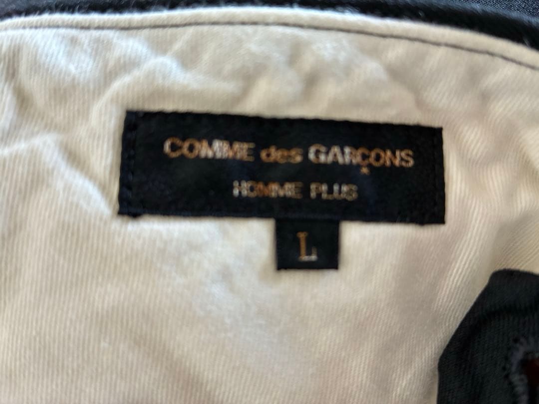 コムデギャルソン　テーパードパンツ　ブラック　L