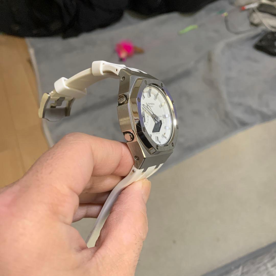 G-SHOCK デジタル腕時計 ホワイト　カシオーク