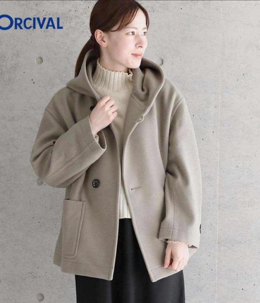 Overical 　オーチバル　オーシバル　ライトモッサフーデッドブルゾン　1