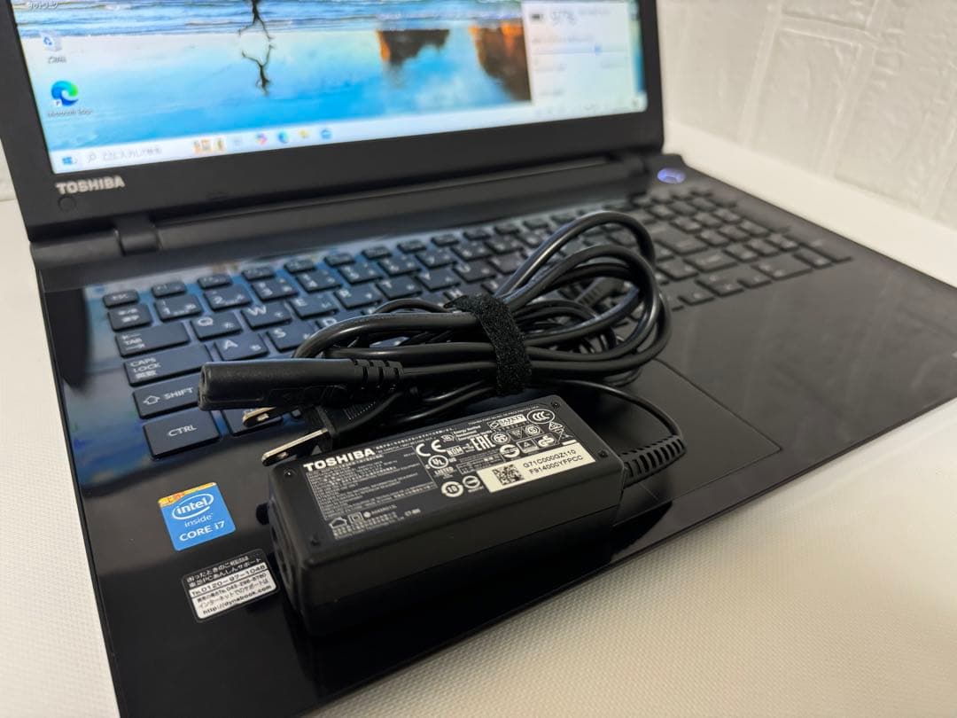 【ジャンク】Toshiba dynabook 15.6インチノートPC ブラック