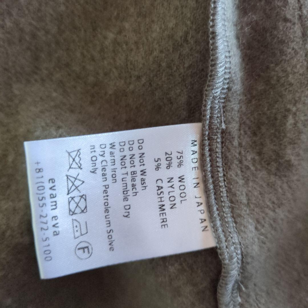 2025年aw evam evaショートローブМ　31,900円