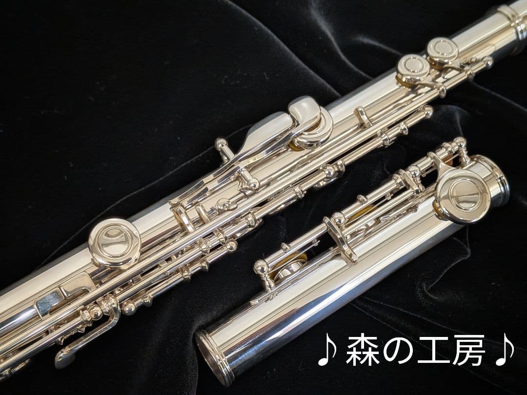 商談中【nori】管体銀製　ヤマハフルート YFL411 Eメカ