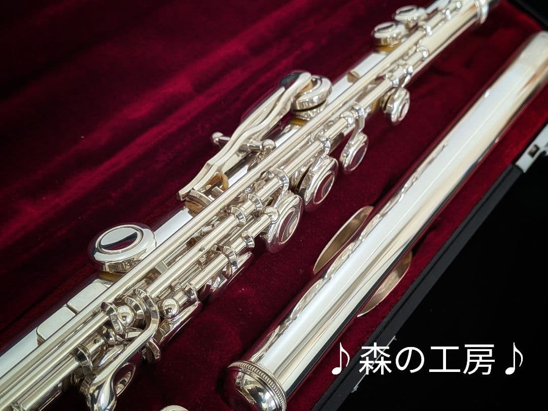 商談中【nori】管体銀製　ヤマハフルート YFL411 Eメカ