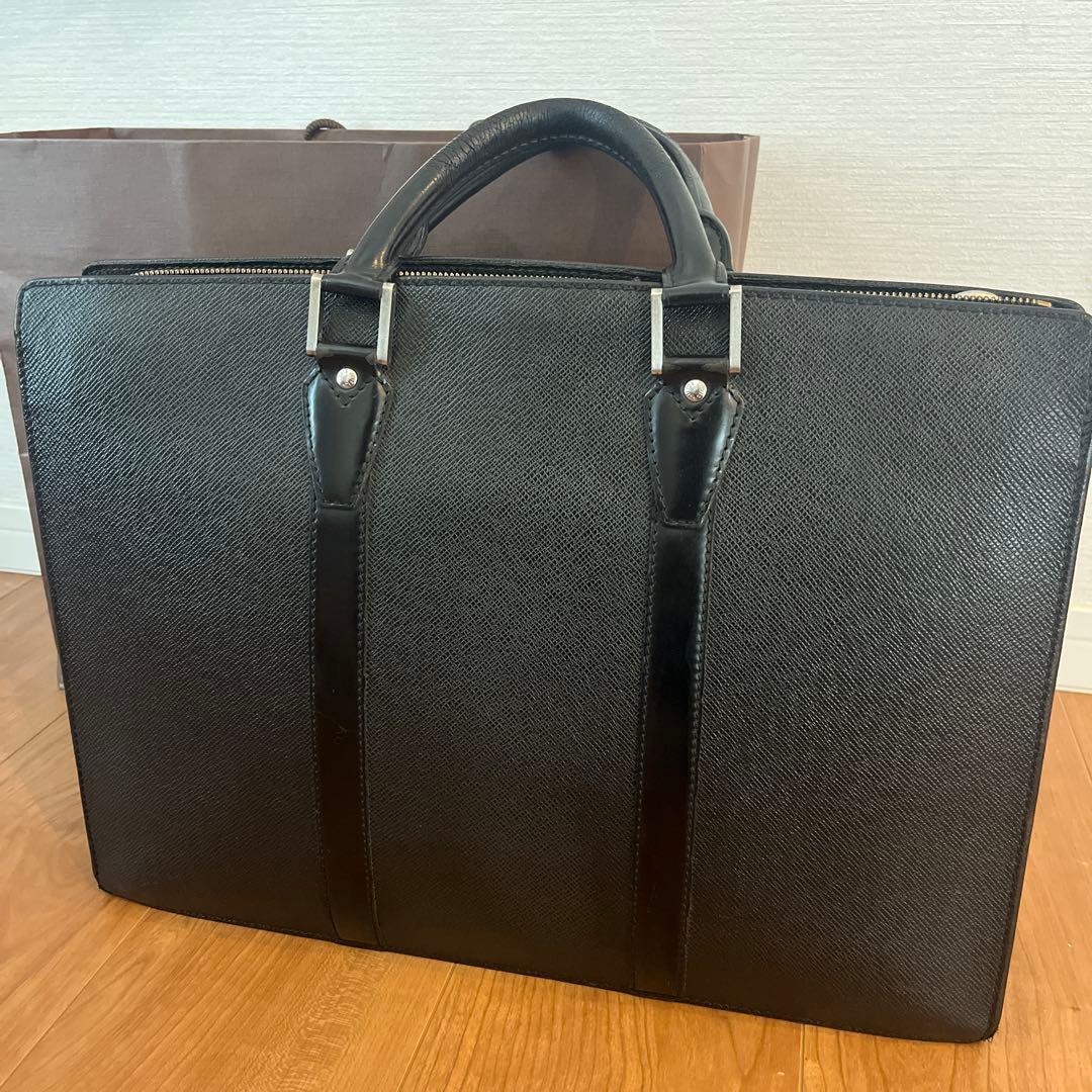 ルイヴィトン ビジネスバッグ ロザン　タイガ ブラック ブラック