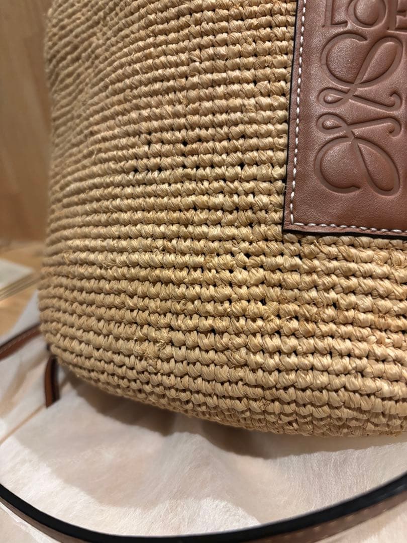 かごバッグ ドローストリングポシェット バスケット ロエベ ショルダーバッグ