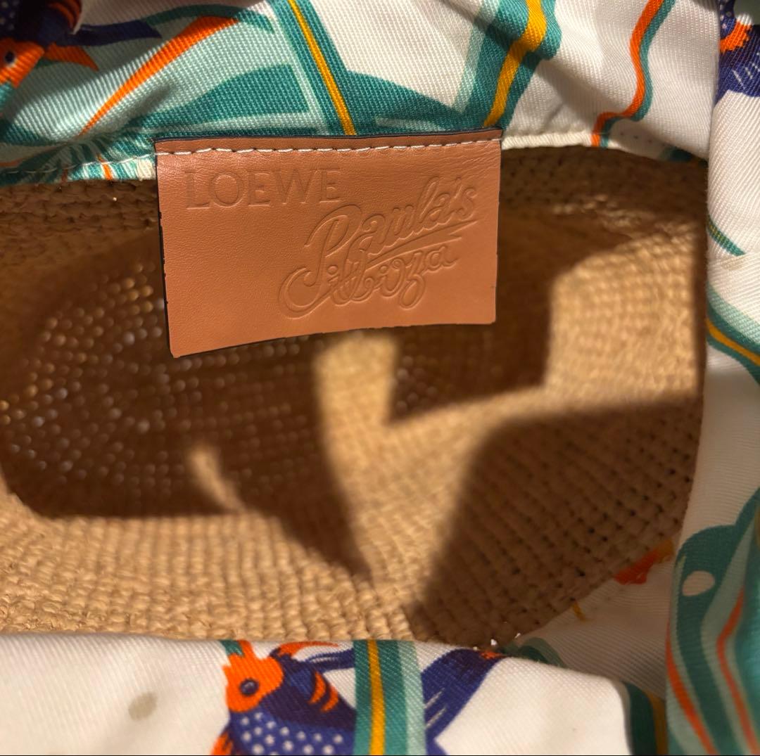 かごバッグ ドローストリングポシェット バスケット ロエベ ショルダーバッグ