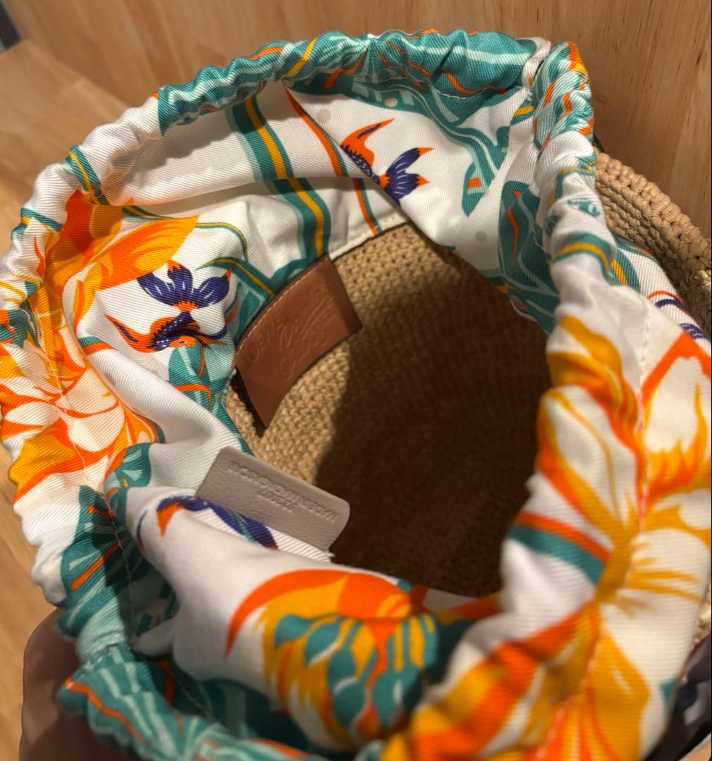 かごバッグ ドローストリングポシェット バスケット ロエベ ショルダーバッグ