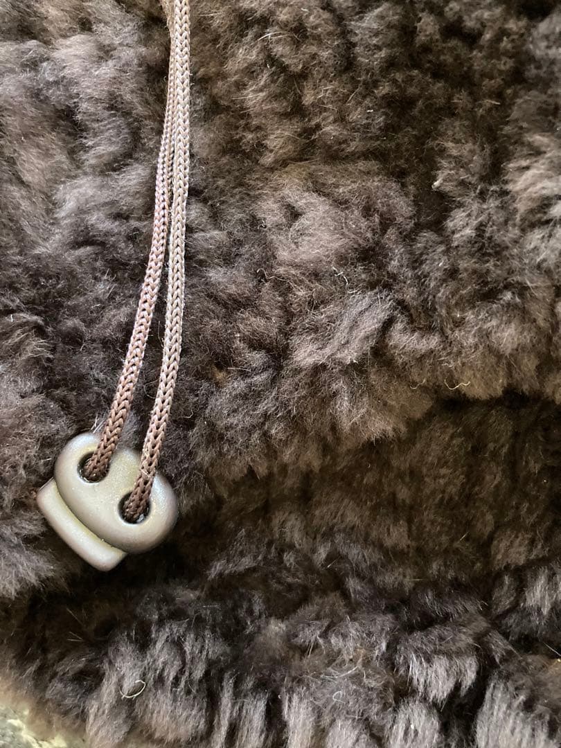 美品 ムーンバット ヌートリア　毛皮 ベスト　ジレ　ダークブラウン