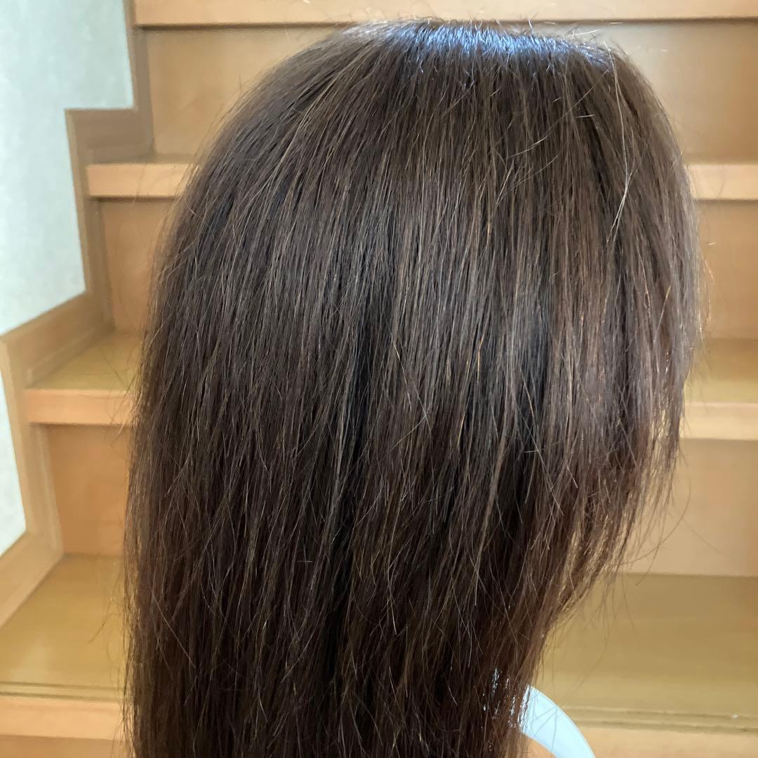 オカン50 週末お値下げ❣️人毛フルウィッグ