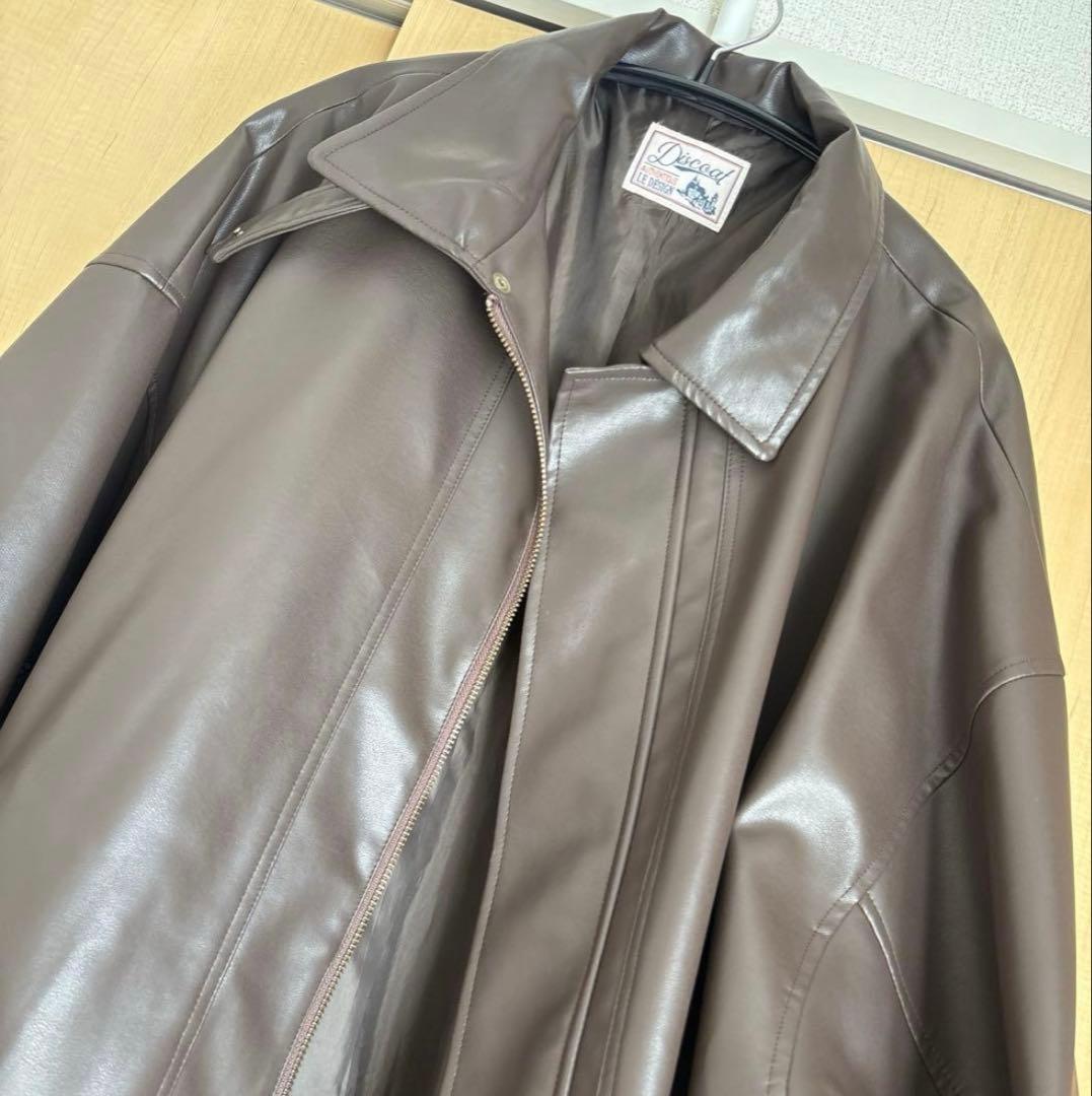 discoat ヴィンテージPUレザージャケット
