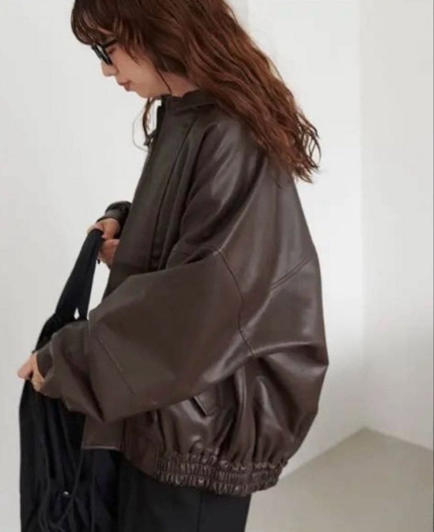 discoat ヴィンテージPUレザージャケット