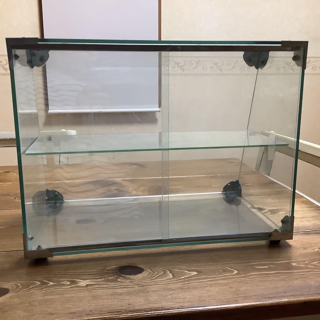 昭和レトロ　アンティーク　ガラスケース　ショーケース　飾り棚　ディスプレイ