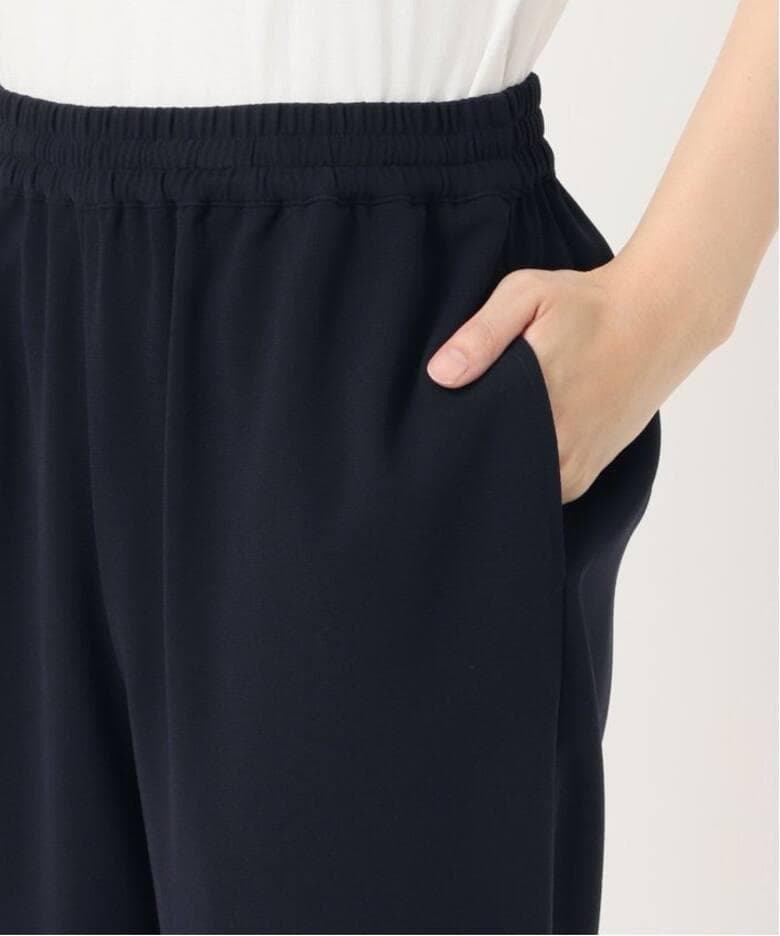 L'Appartement Col Pierrot スソリブパンツ NAVY