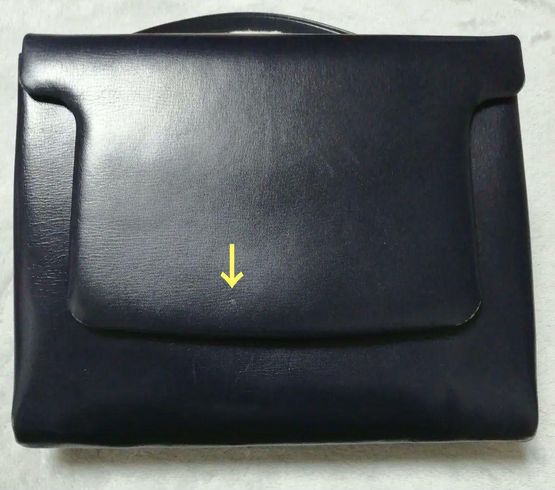 WAKO 銀座和光 フォーマル ハンドバッグ 紺/ネイビー