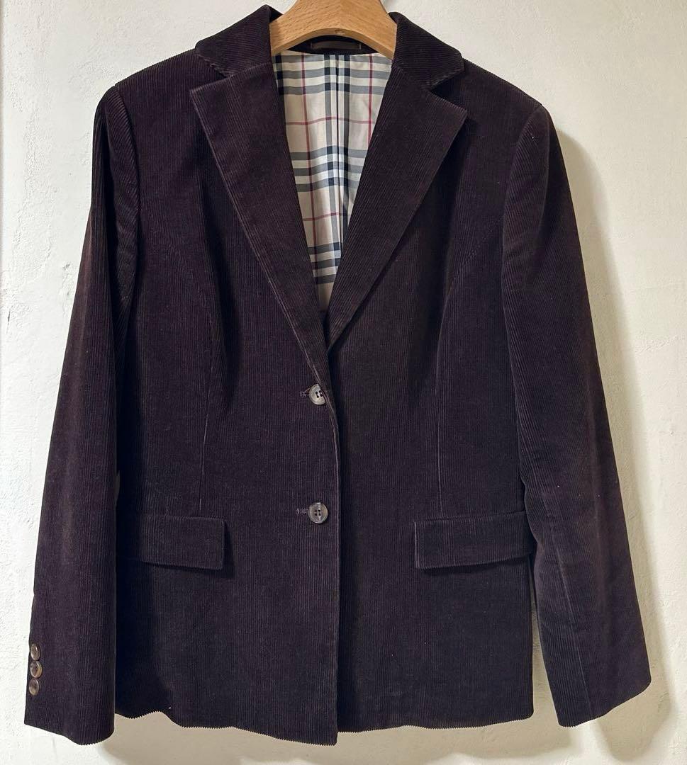 BURBERRY コーデュロイ ジャケット ノバチェック柄　サイズ42