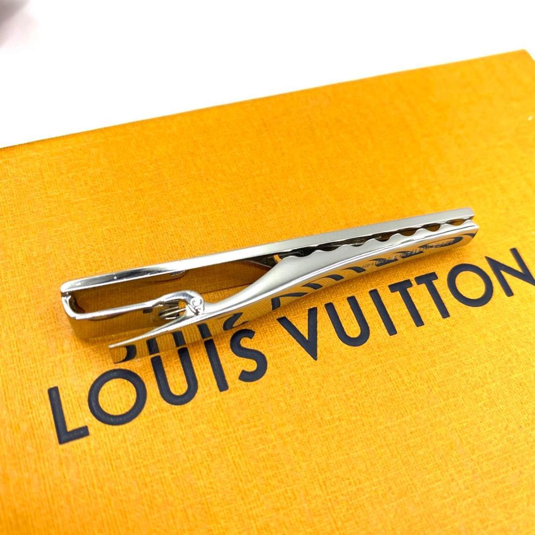 ルイ ヴィトン◎ネクタイ ピン シャンゼリゼ ビジネス スーツ シルバー メンズ