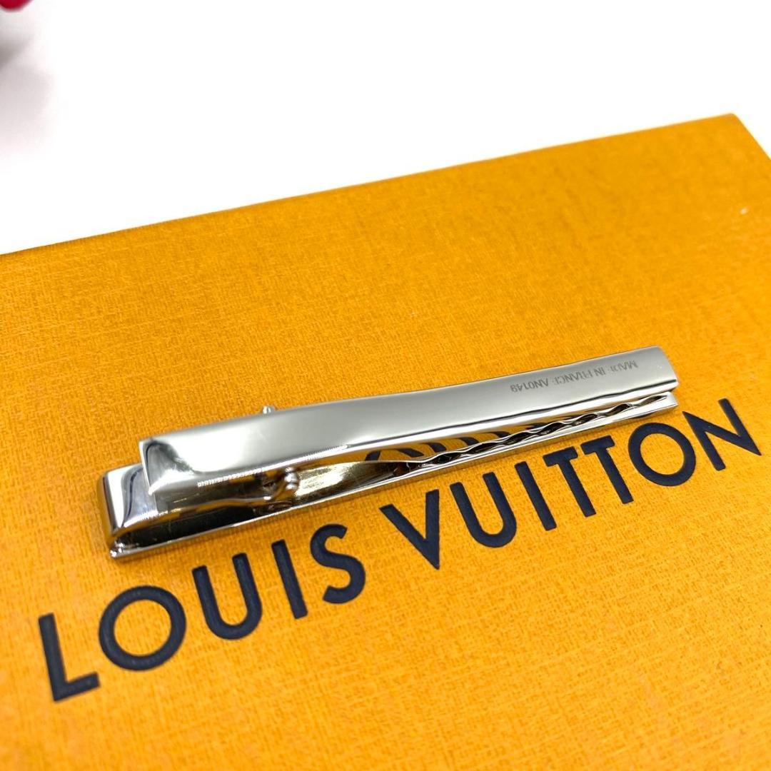 ルイ ヴィトン◎ネクタイ ピン シャンゼリゼ ビジネス スーツ シルバー メンズ