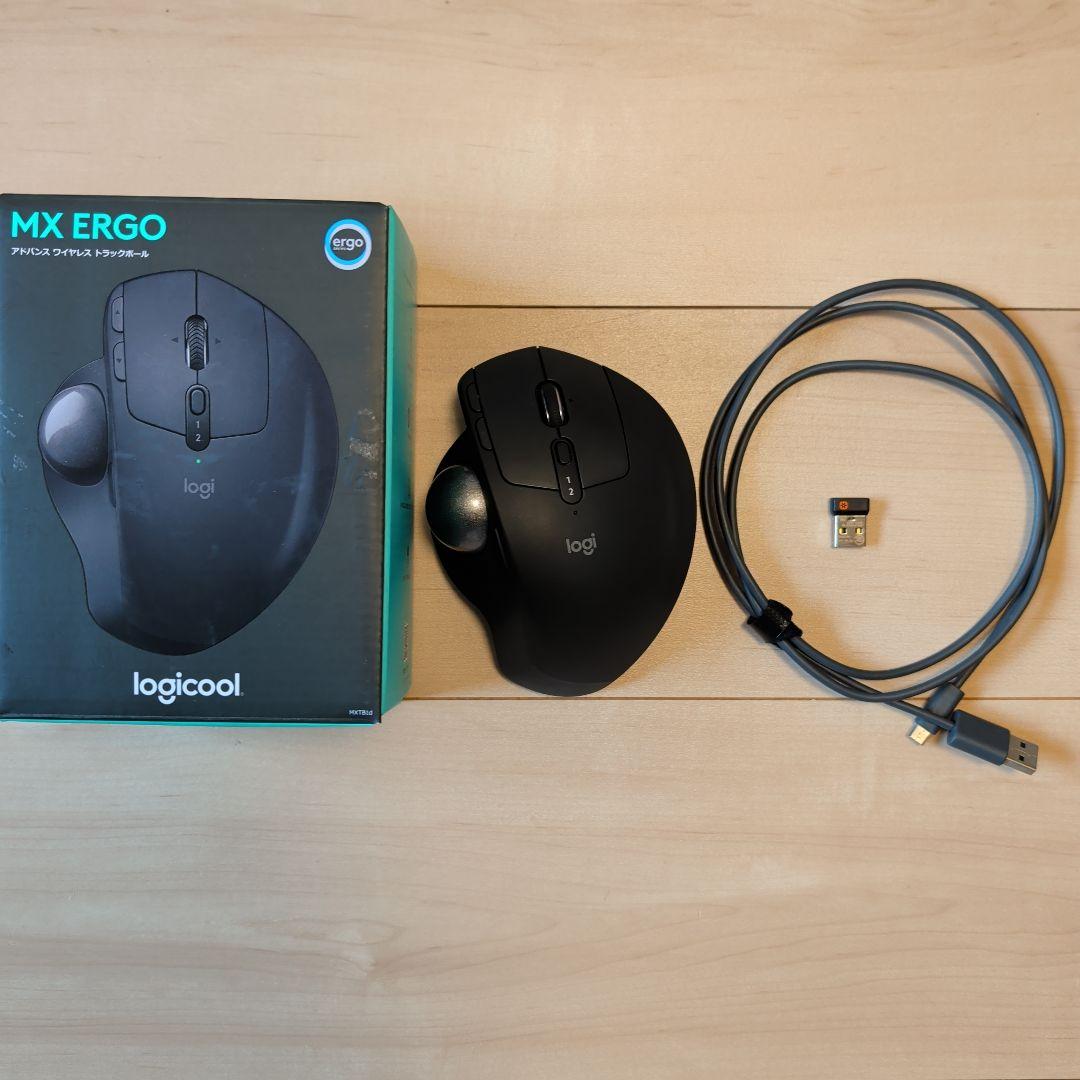 Logitech MX ERGO トラックボールマウス（ワイアレス）