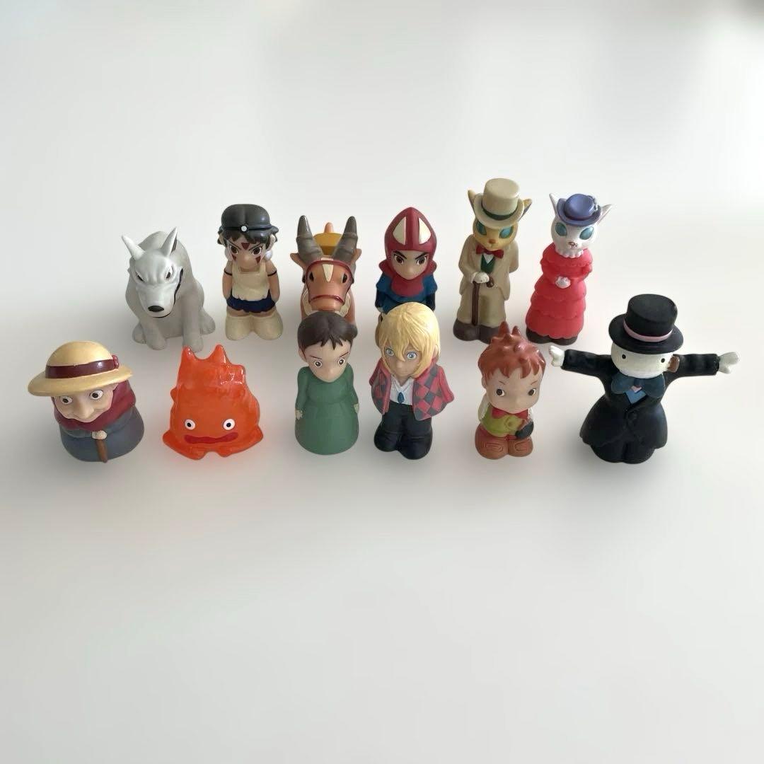 ハウルの動く城　耳をすませば　もののけ姫　指人形　12体セット　ジブリ