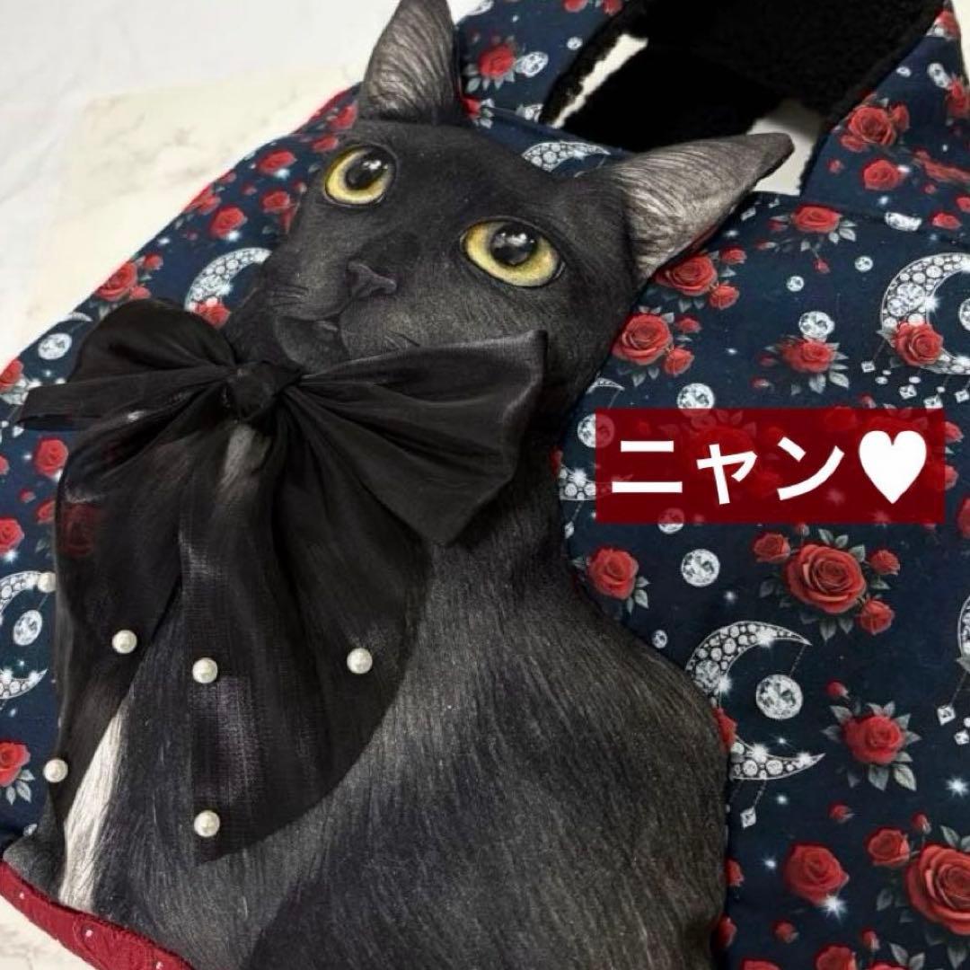 ゆ*ら様 コヤンイサムチョン♡BIG黒猫ちゃん♡BIGラウンドトートバッグ