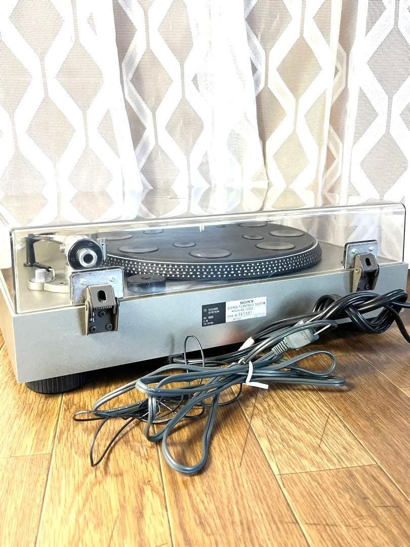 ⭐︎SONY 希少機 ターンテーブルPS-3700 説明書付き 針付き