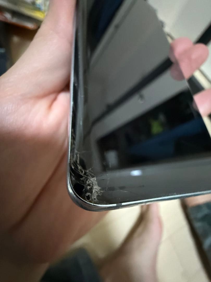 Samsung Galaxy S10 本体 青色 画面割れあり