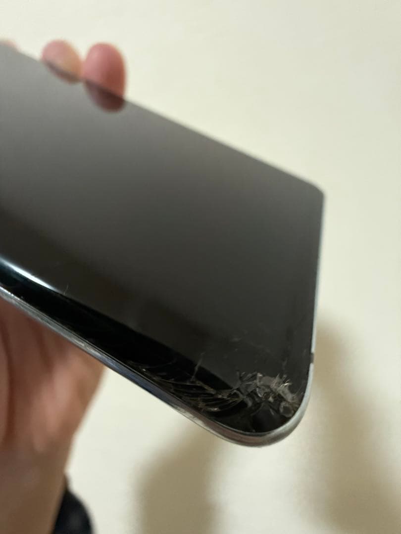 Samsung Galaxy S10 本体 青色 画面割れあり