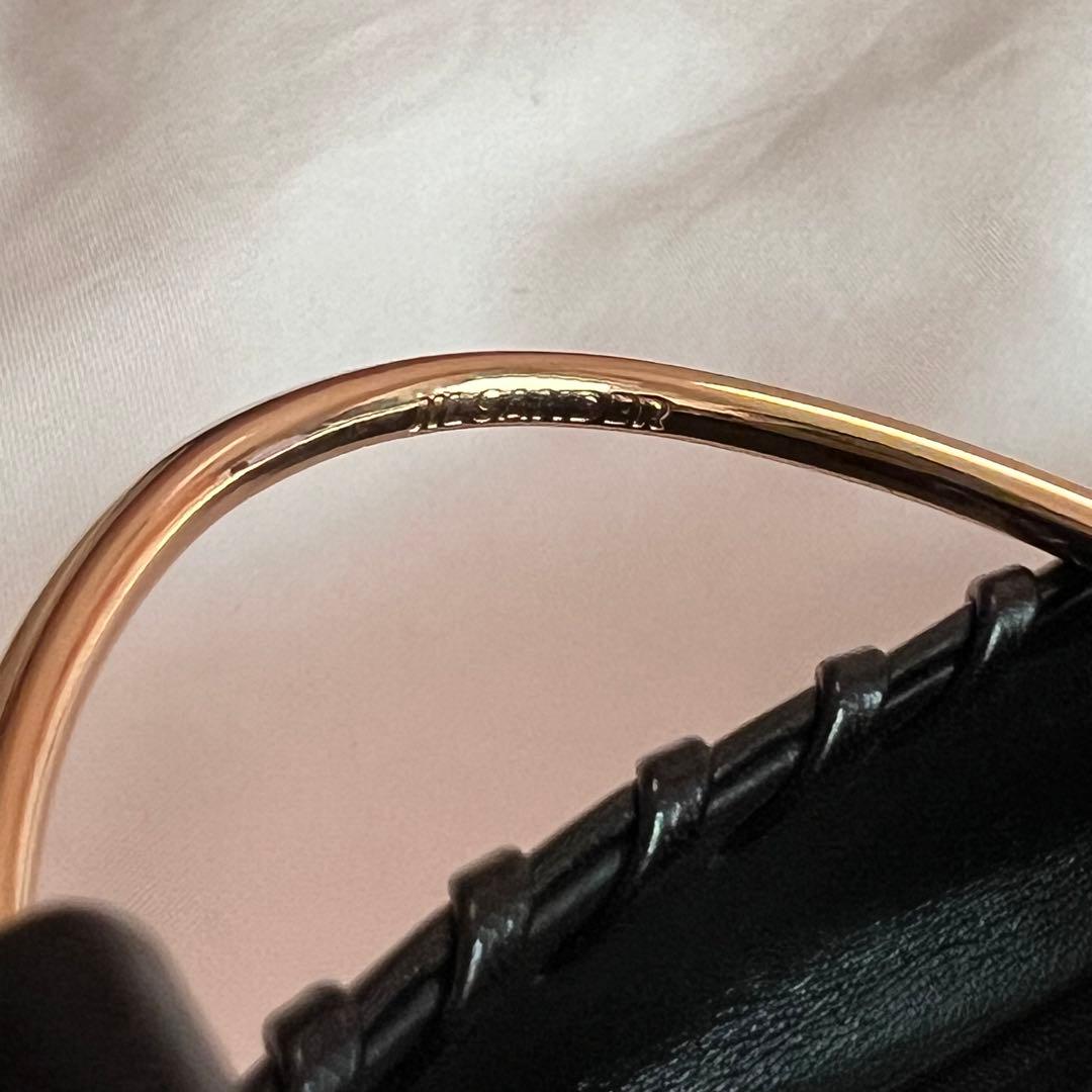 【超美品】 裏張り済 ジルサンダー バレリーナ 24 黒 JIL SANDER