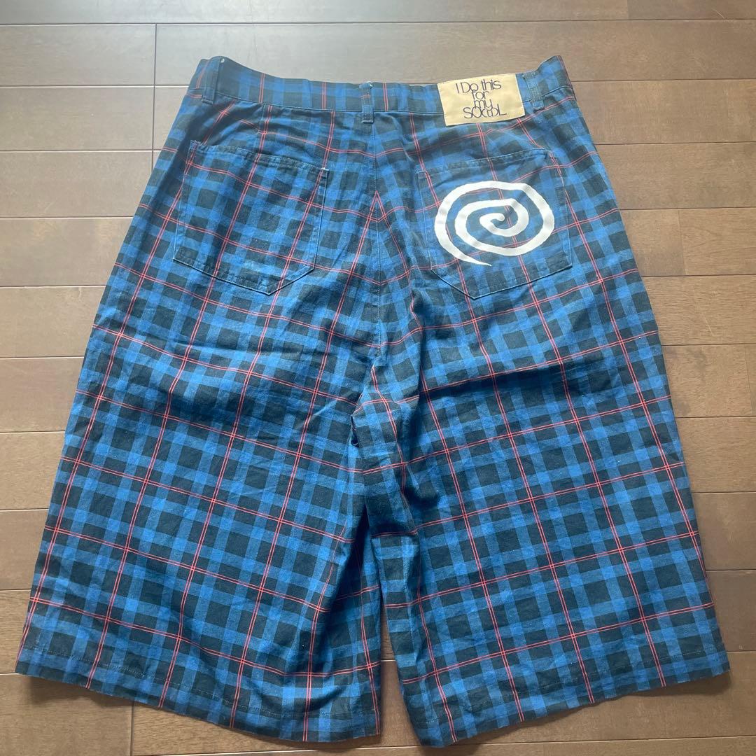 SOL soonerorlater チェックショーツ　Lサイズ　ハーフパンツ