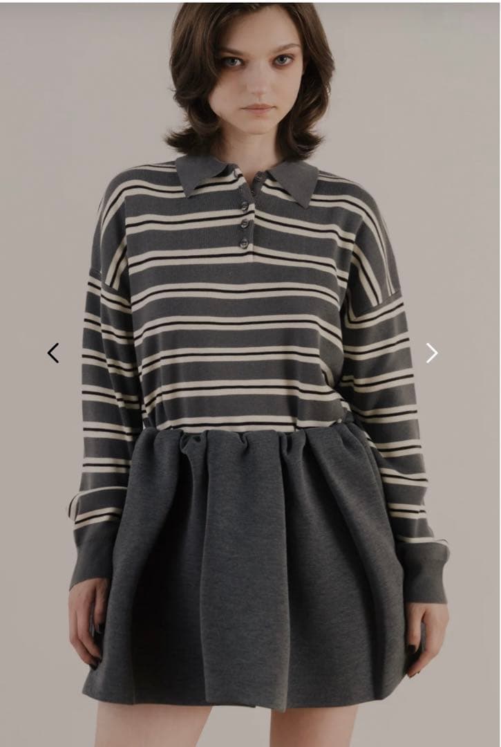 THE TOE Alster Skirt sグレー