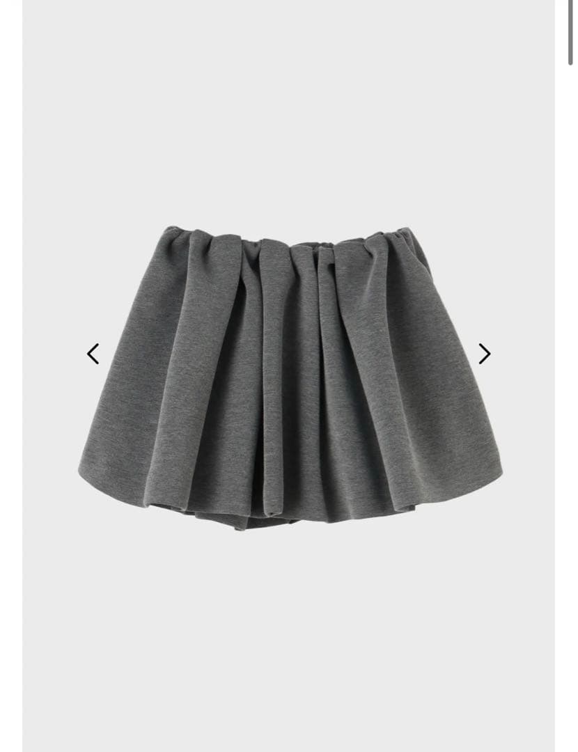 THE TOE Alster Skirt sグレー