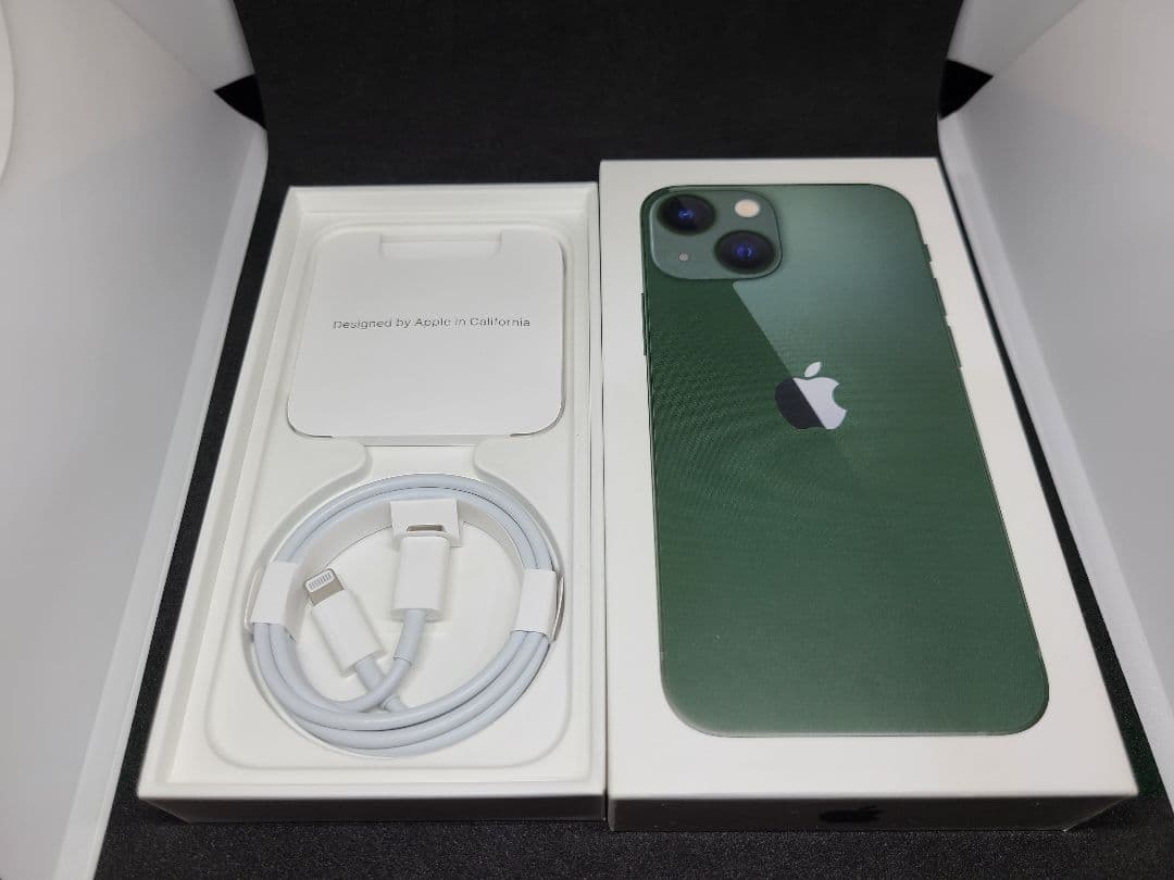 極美品 iPhone13mini Green 256GB SIMフリー
